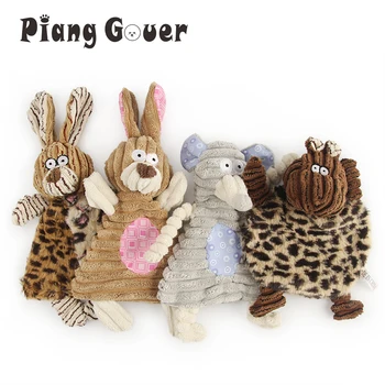 Corduroy Sound Pet Toy Dog Squeak Toy for Rabbit Mouse Cattle Clean Teeth Puppy Toys Pet Accessories Small Dog Toy 1