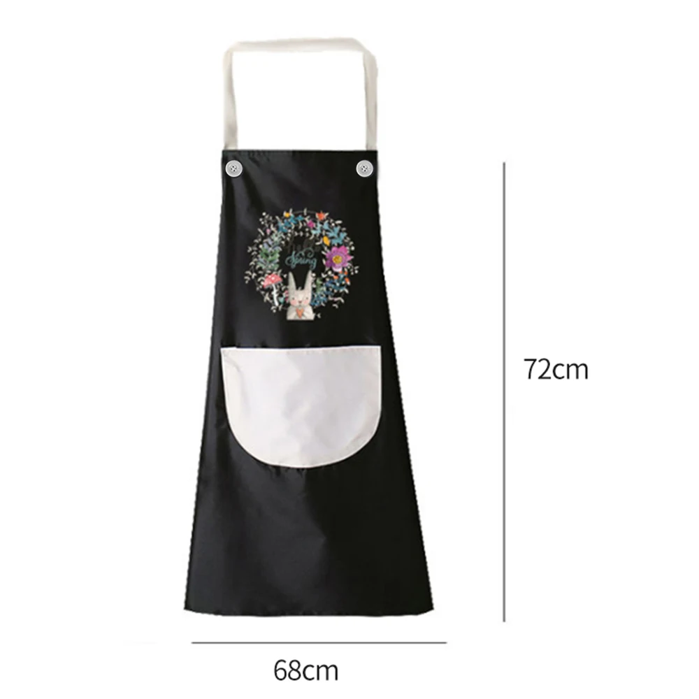 

Kitchen Aprons for Women Men Household Aprons for Kitchen Wipeable Waterproof Oil-Proof tablier cuisine femme Baking Accessories