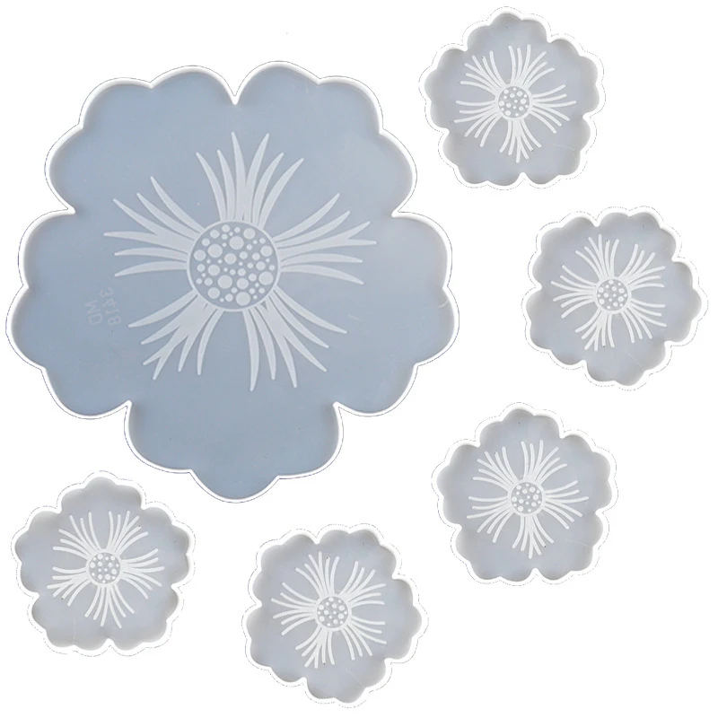 

Coaster Fruit Dish Silicone Mold For UV Transparent Epoxy Resin DIY Handmade Crafts Table Decoration
