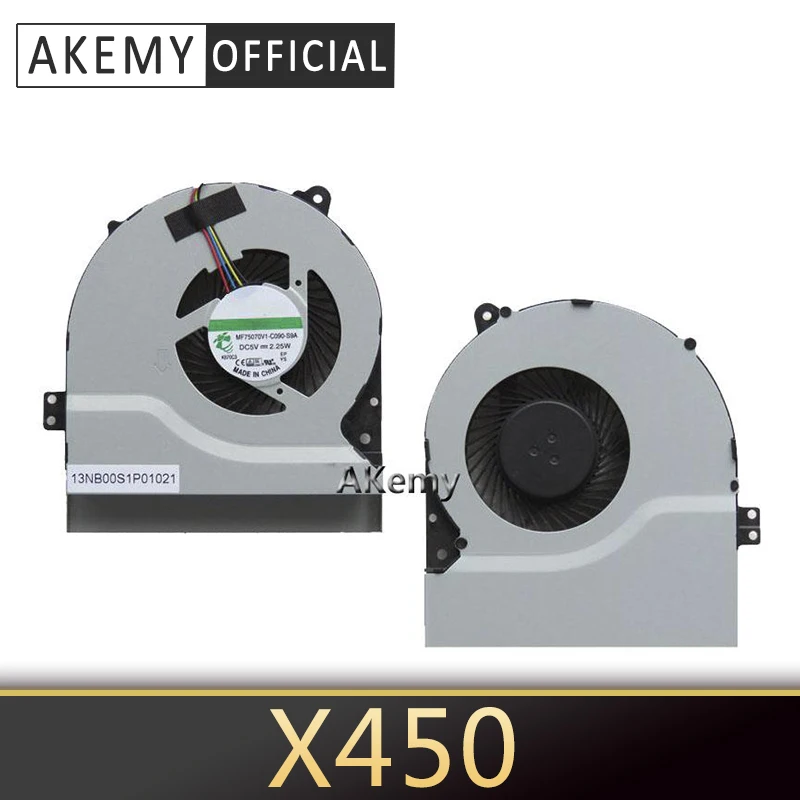 

Akemy New original cpu cooler For Asus Y481C Y481L X452E X450EP X450EA Y481E X450W X450WA X450WE A450L X452L