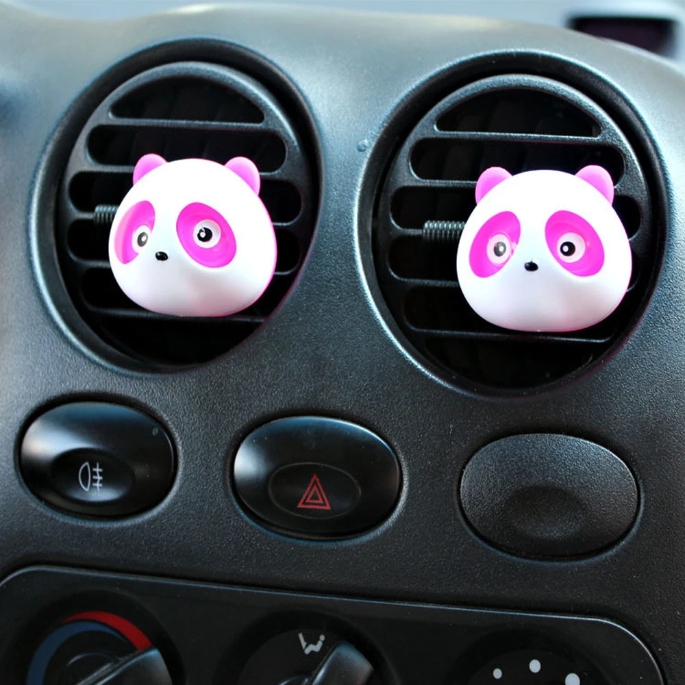 Новый 2 x Panda розовый милый автомобильный освежитель воздуха аксессуар для декора