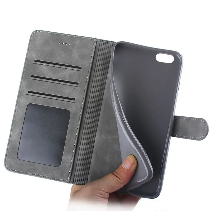 Чехол для iphone 6 S Роскошный Ретро чехол из искусственной кожи с откидной крышкой