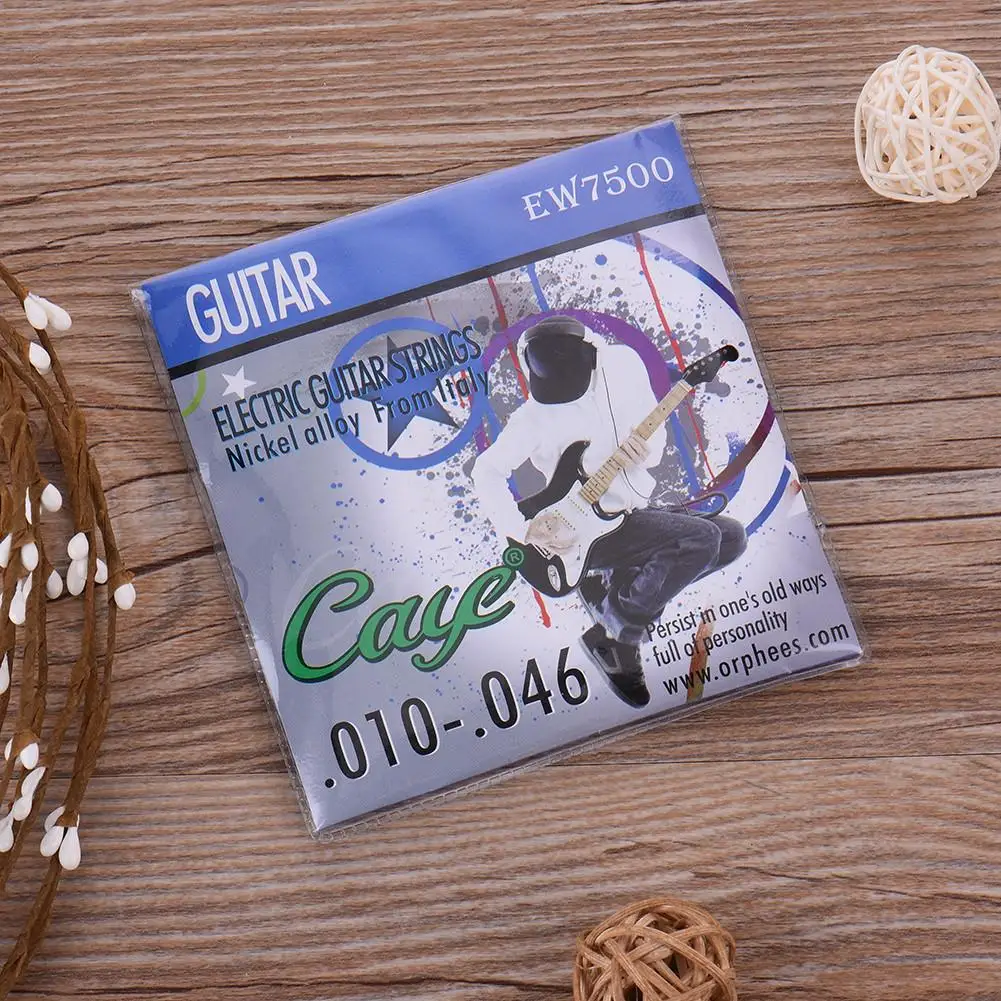 orphee caye ew serie elektrische gitarre saiten set 011 050 010 046 009 042 009 046 für ihre wahl 6 teilesatz free global shippi