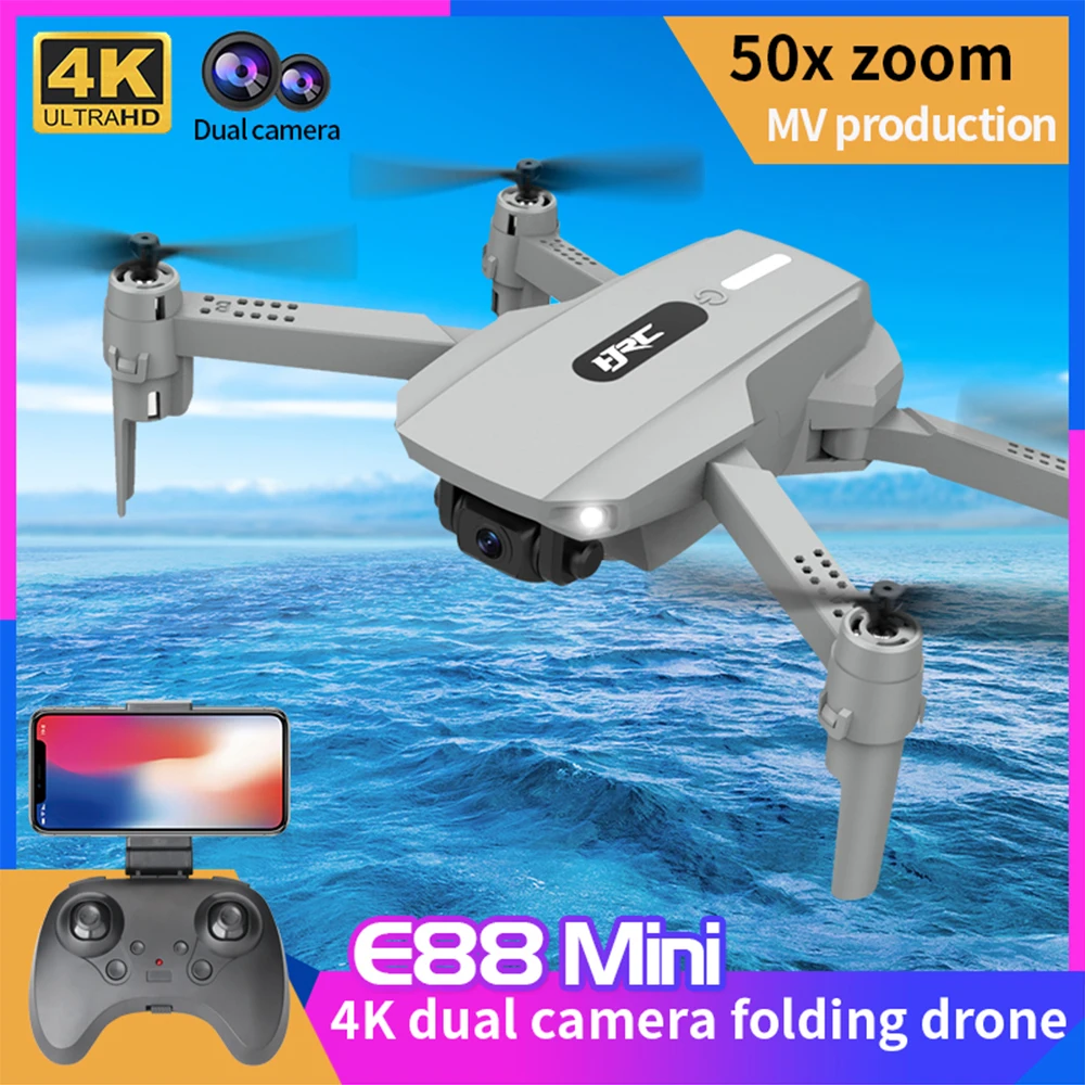 

Мини-Квадрокоптер E88 складной с HD-камерой 4K и Wi-Fi