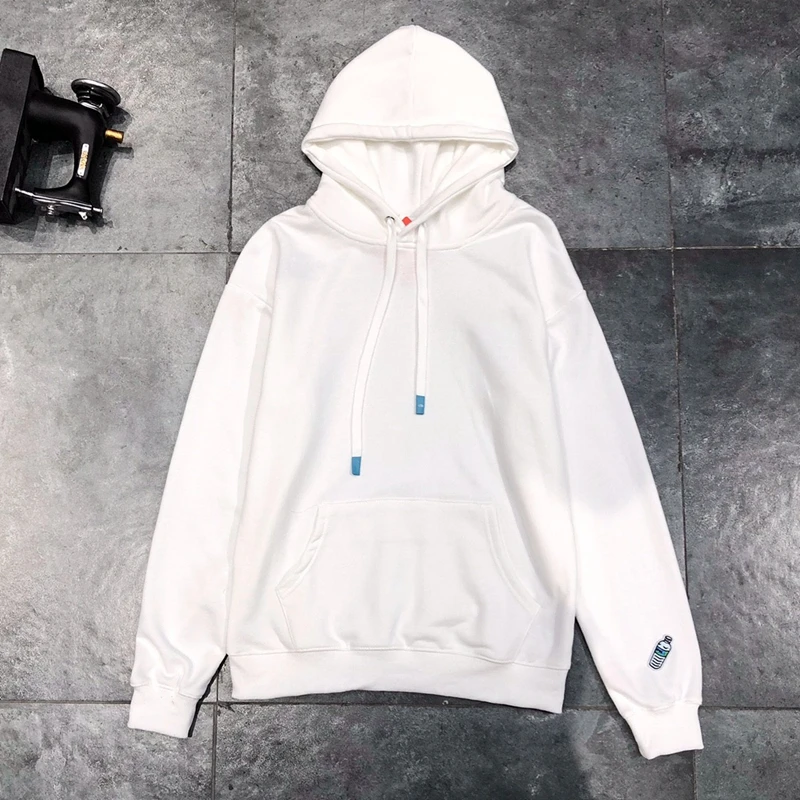 

2021 New spring and autumn men and women couples leisure sports loose cotton hooded Sweater
