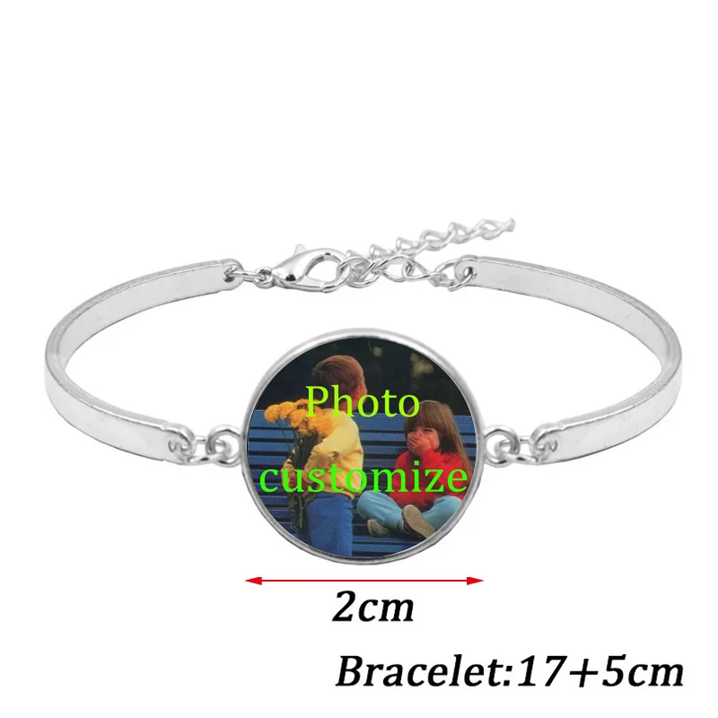 Браслеты на заказ Персонализируйте фото вашего ребенка мамы дедушки любимый