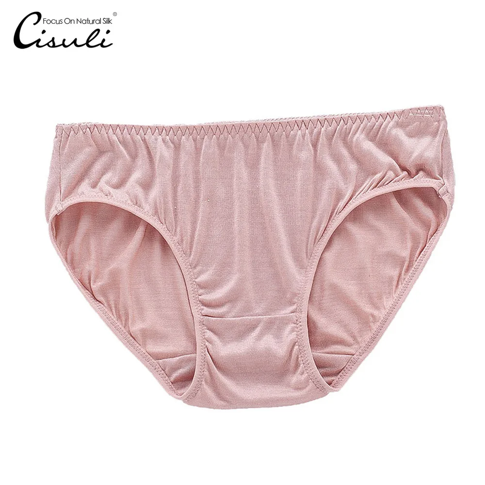 

CISULI 100% silk knitted panties for ladies