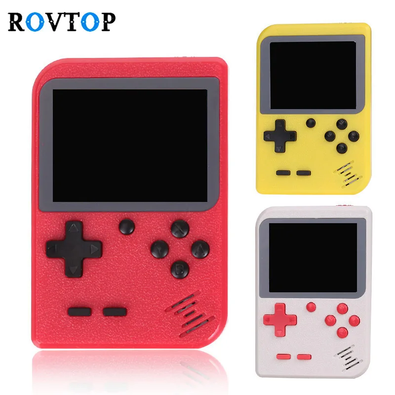 Rovtop Портативный мини портативные игровые консоли встроенный 168 футболки с