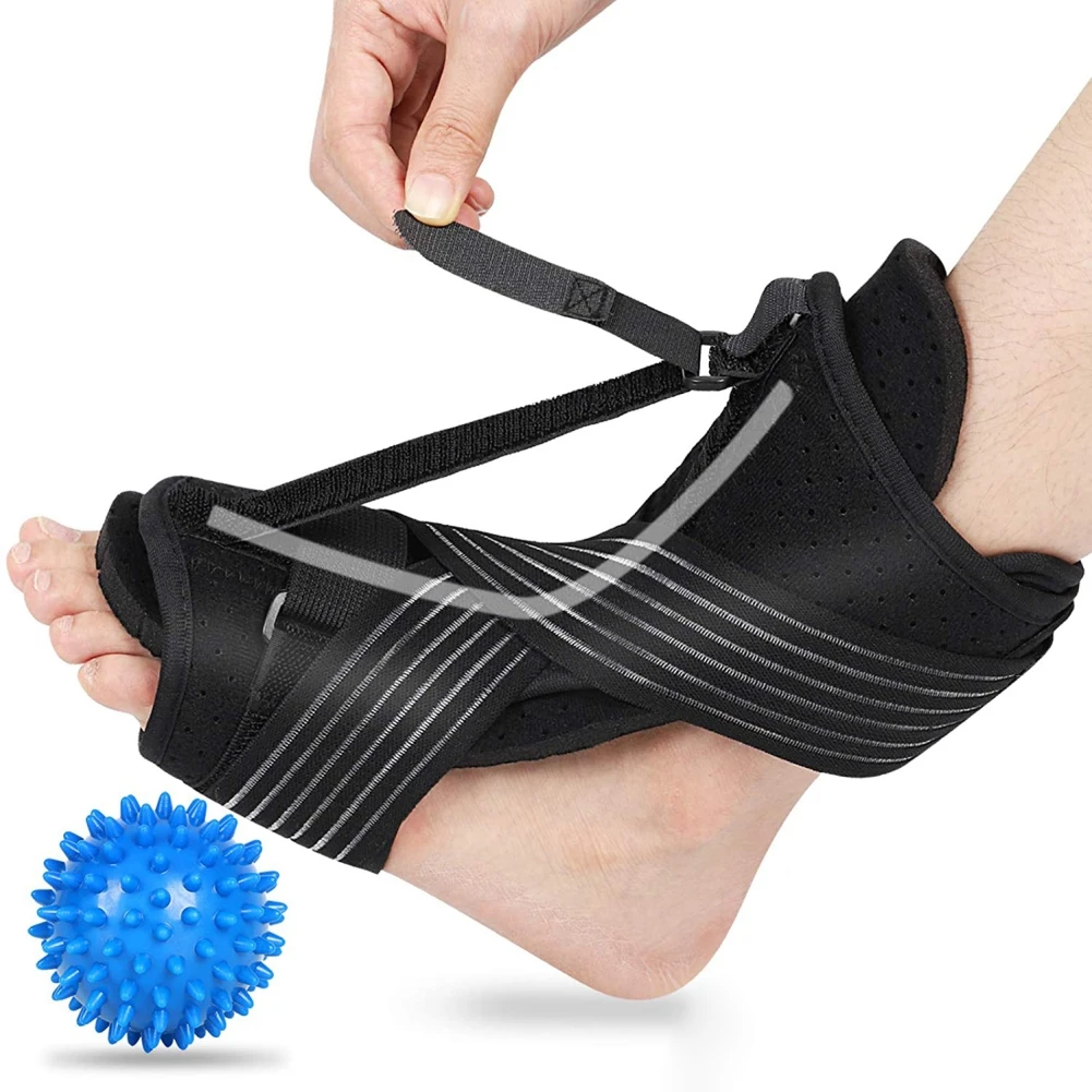 

Plantar Fasciitis Night Splint Kit Adjustable Foot Drop Orthotic Brace Sports Ankle Foot Support Brace