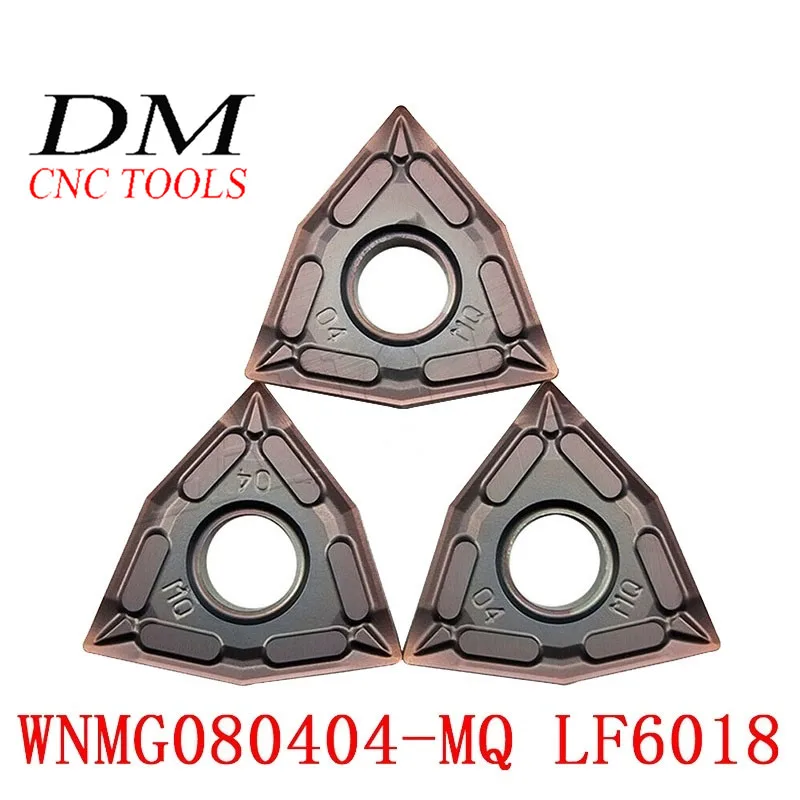 

10pcs WNMG080404-MQ LF6018 / WNMG431-MQ LF6018 Carbide nc blades high quality Turning Lathe Inserts CNC machine tool
