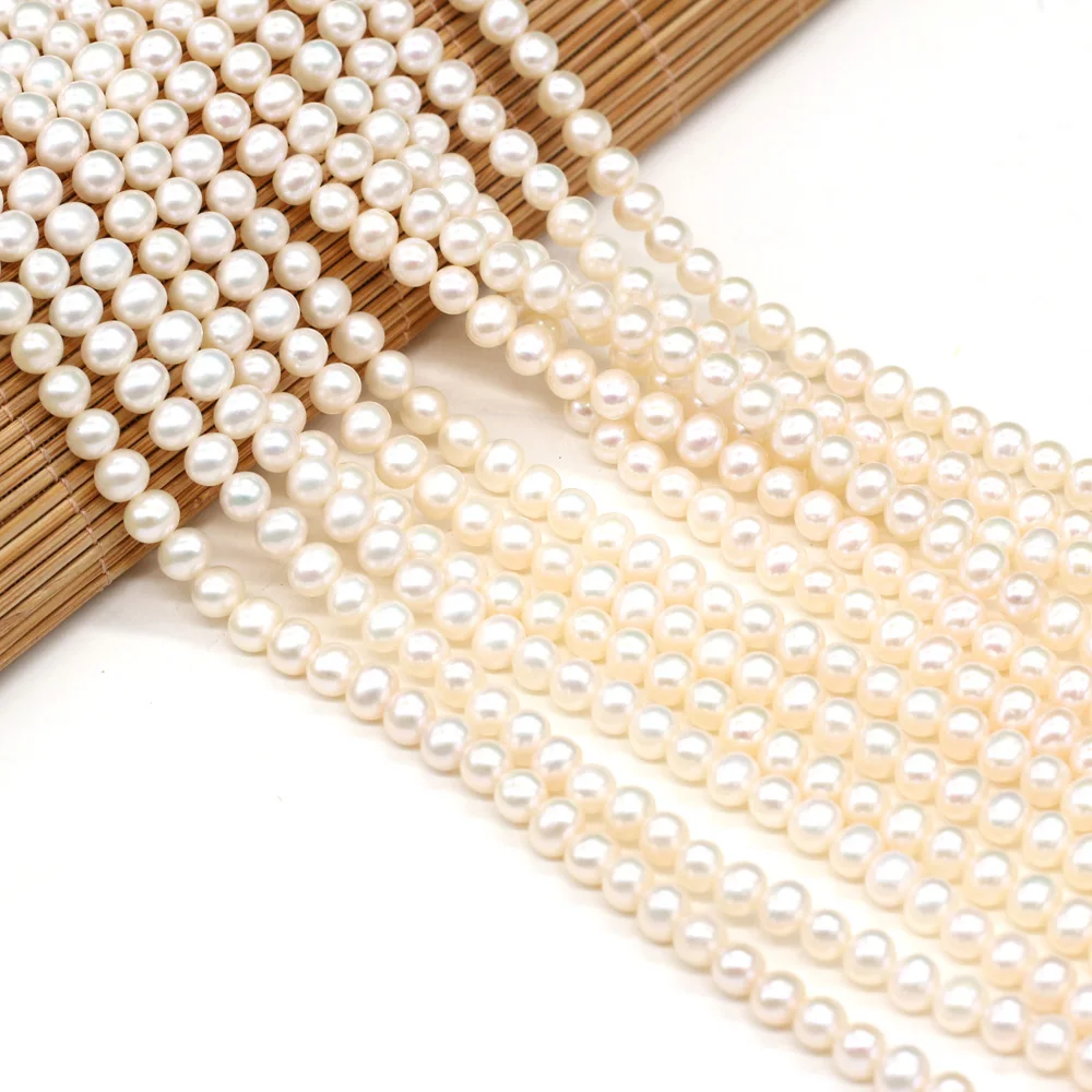 

Natural Pearl Beads Freshwater White Rice Pearl Bead Loose Beads for DIY Craft Bracelet Necklace Jewelry Making Size 5-5.5mm