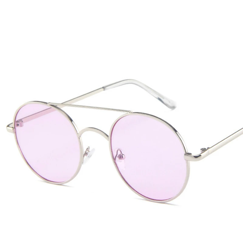 

Retro Punk Style Round Sunglasses Men Women Brand Designer Classic Round Metal Frame High Quality Vintage Sun Glasses UV400