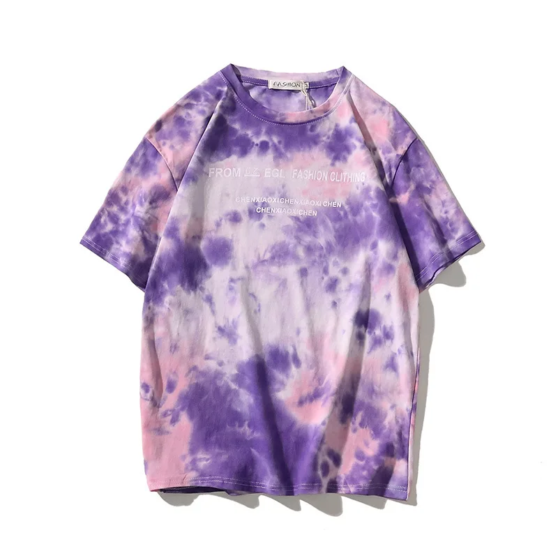 DAYIFUN 2020 новые хлопковые футболки с галстуком футболка короткими рукавами женская