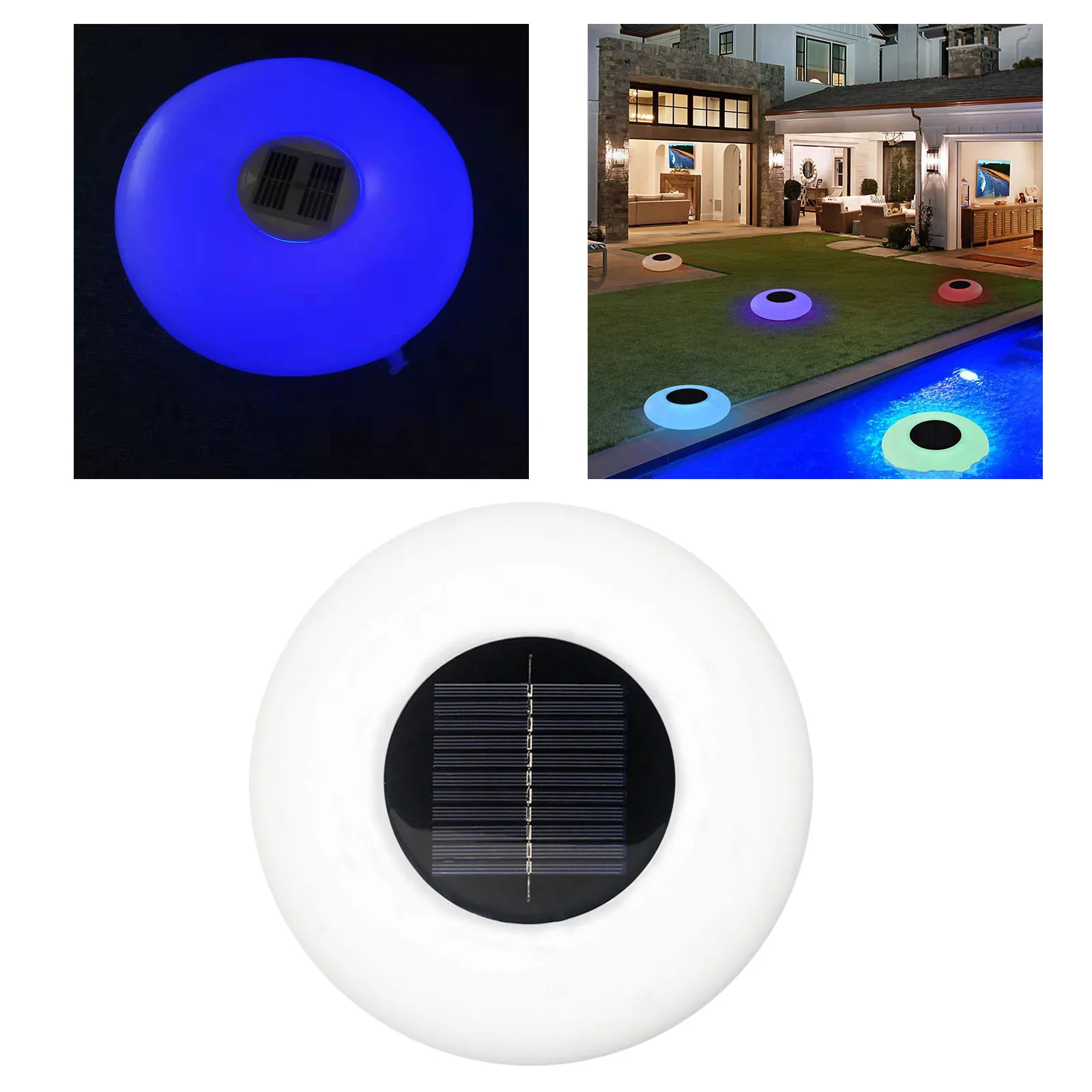 

Меняющий цвет солнечный светильник для бассейна светильник пруда для праздничного украшения