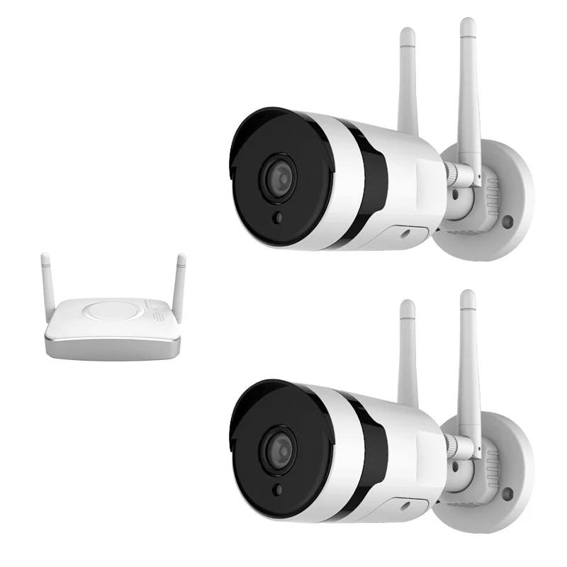 Video surveillance home video infrared wireless monitoring set camera 2/4 channel Wireless NVR mobile phone remote | Безопасность и