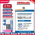 LOSONCOER хорошее качество батарея 3800mAh LI3931T44P8H686049 батарея для ZTE Axon M Z999 Z-01K в наличии