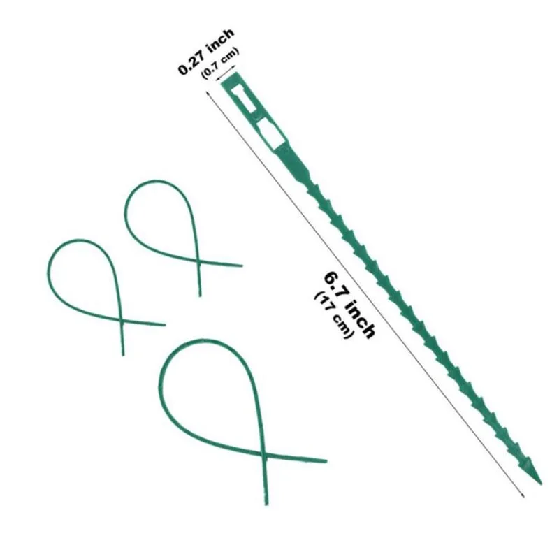 Лента для выращивания растений многоразовая пластиковая 50 шт. | Дом и сад