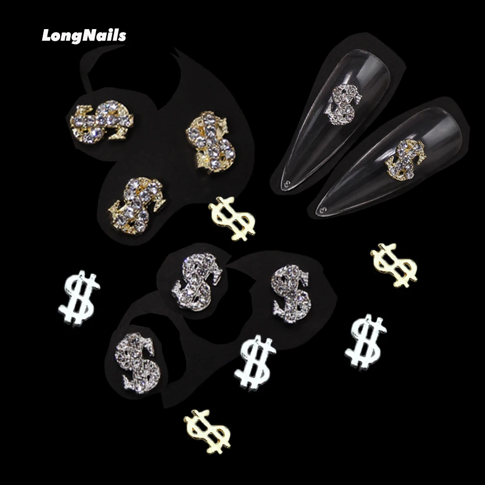 10/20 шт. Подвески в виде бегемопа гибкие доллары золотые серебряные с заклепками