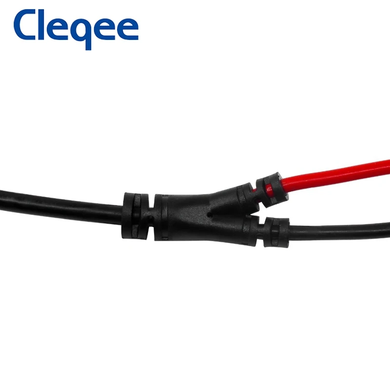 Cleqee P1010 BNC Q9 двойной 4 мм Штабелируемый заглушенный Банановый штекер с