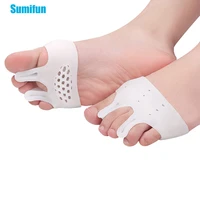 2pcs honeycomb foot protector forefoot pads thickened gel foot toe protector pain relief outsole cover for sports foot care tool