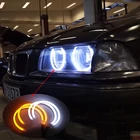 Ультраяркий хлопковый светодиодный кольцевой светильник Angel Eyes Halo для BMW 3 серии E30 E36 M3 333i 325i 323i 316i 318i 325td 1982-2000
