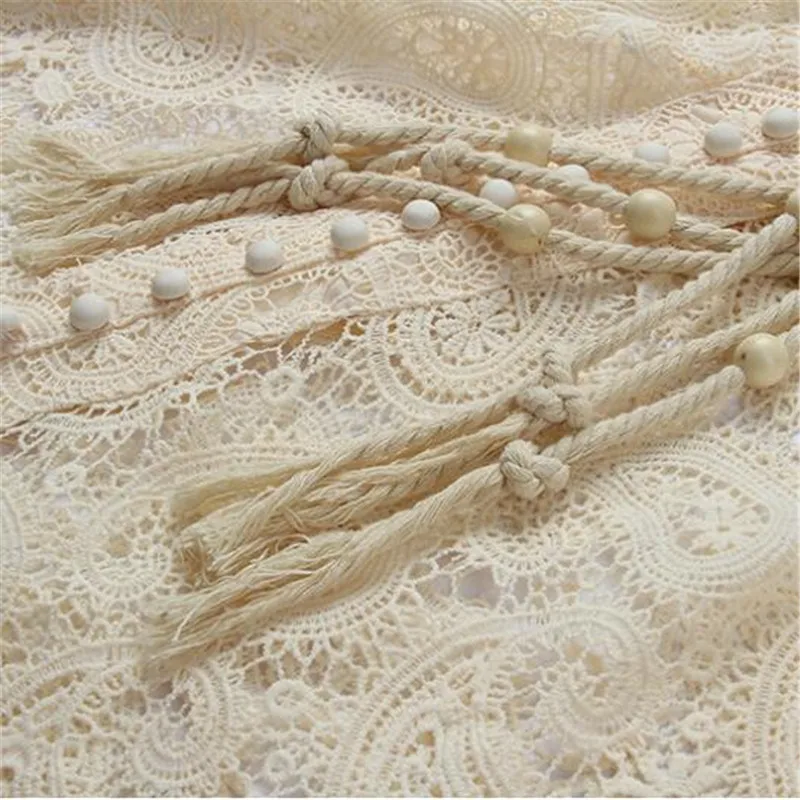 

High Quality 2021 Autumn Runway Long Dress Women Single-breasted Lantern Sleeves Hollow Embroidered Lace Sashes Dress