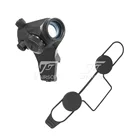 JJ Airsoft Micro 1x24 Red Dot с 45-градусной фотографией (черныйкоричневый)