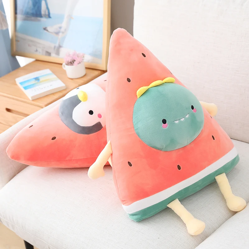 

1pcs 50cm Husky plush toy dog doll watermelon bed sleeping pillow cute doll birthday gift boys and girls