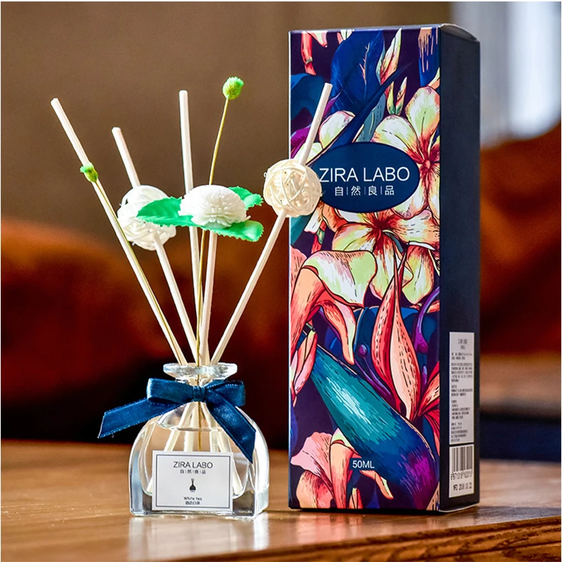 

Aroma Reed Diffuser Home Air of Dried Flower Rattan Scented Aromatherapy Diffuser Set No Fire Essential Oil Air Freshener