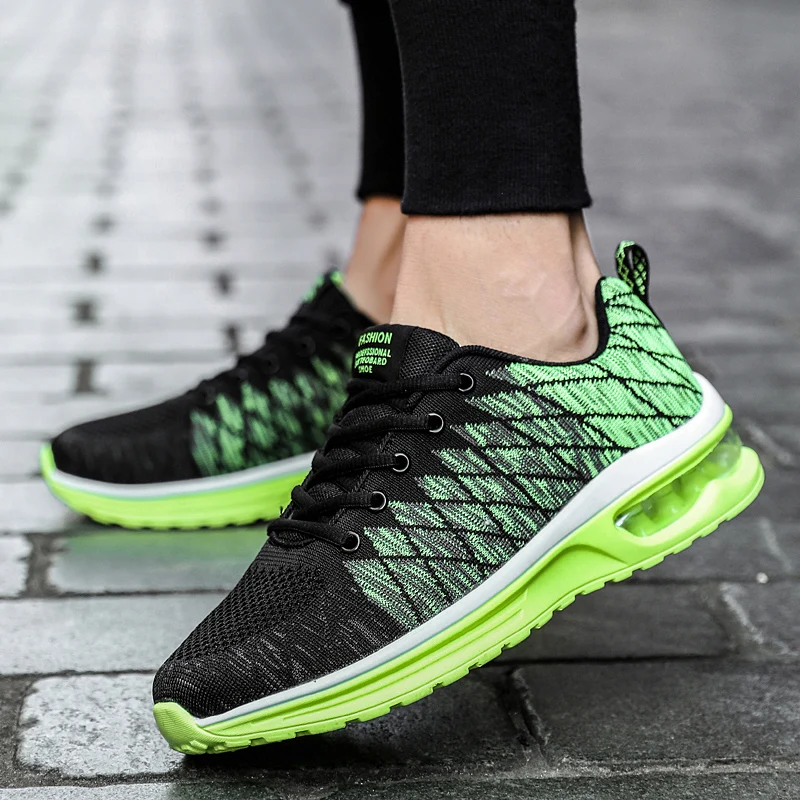 

Men's Sports Shoes Casual Fitness Breathable Non-slip Shockproof Comfortable Lightweight Outdoor Wear-resistant