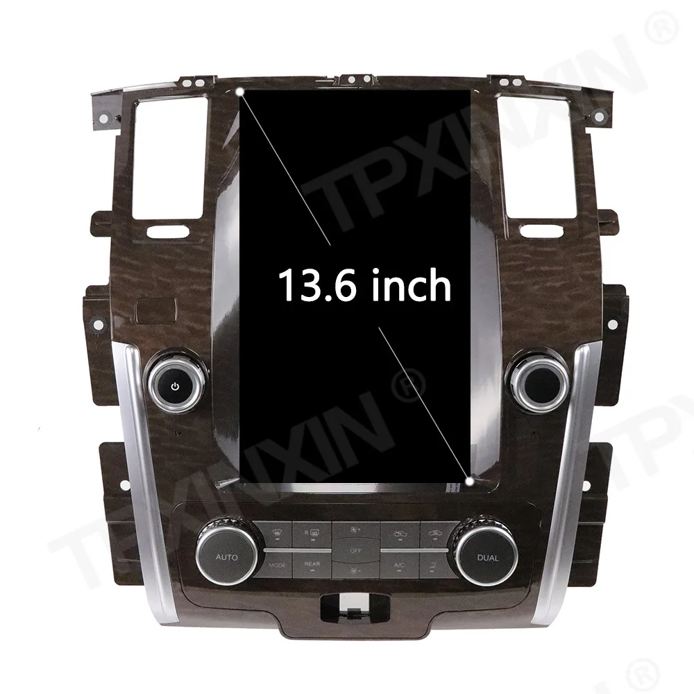 Reproductor Multimedia para coche Infiniti qx56, pantalla de 13,6 pulgadas, Android 9,0, 4 + 64GB, estilo Tesla, navegación GPS, Unidad Principal estéreo automática, 2010 +