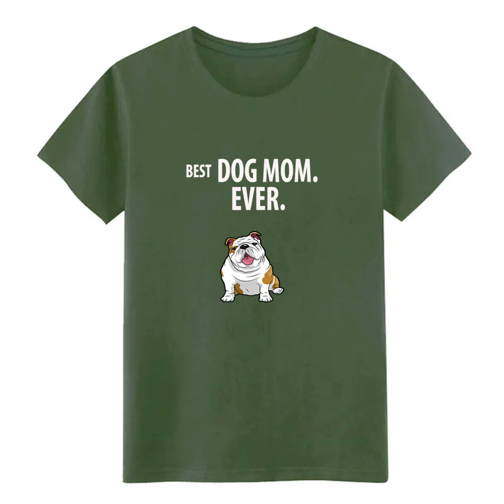 Лучшая Собака Мама ever Английский бульдог Футболка мужская индивидуальная