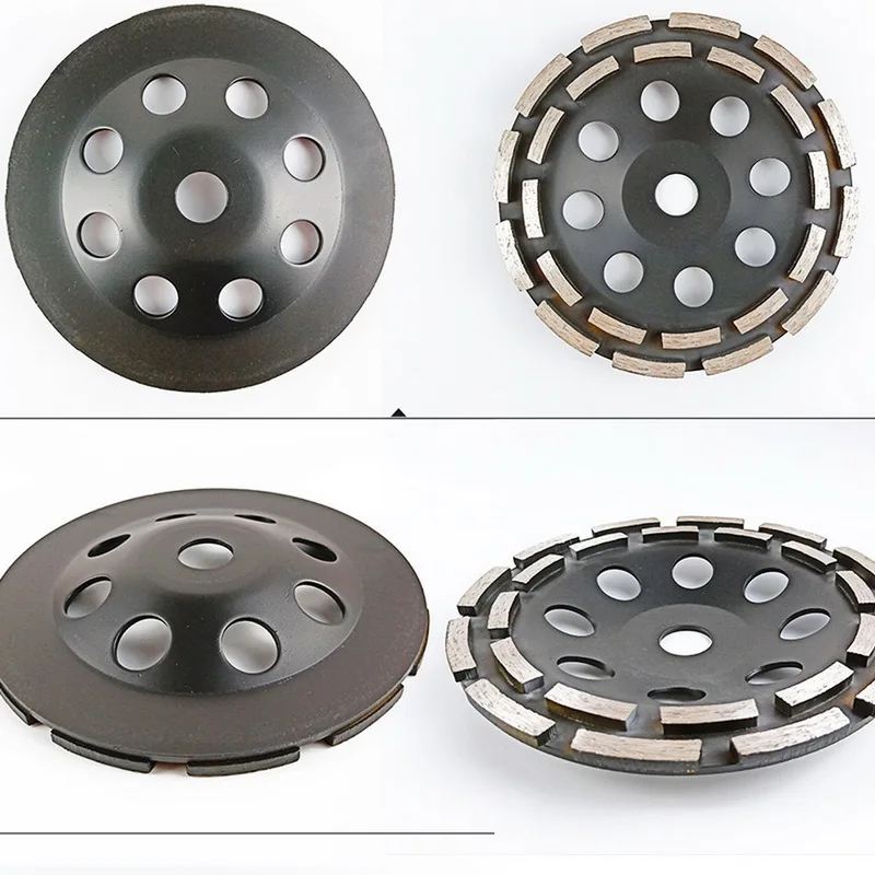 Алмазный шлифовальный круг двухрядный угловой инструмент цементный камень