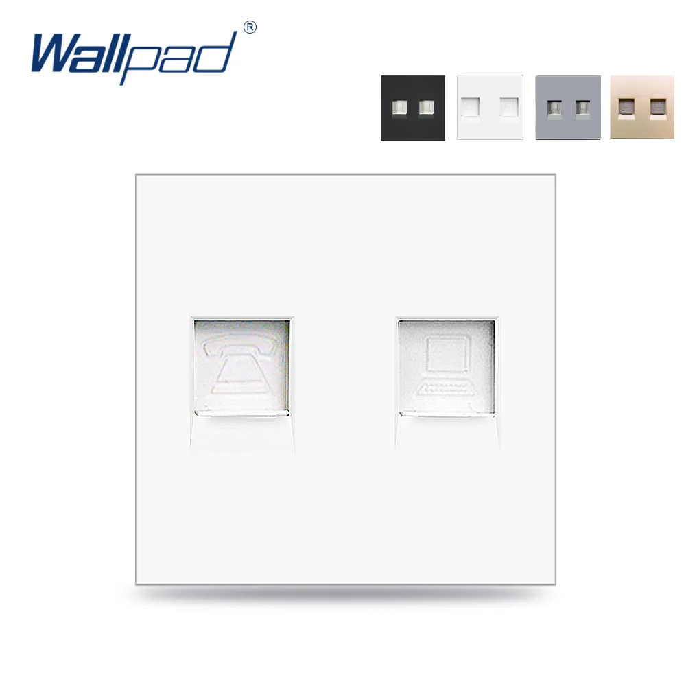 Wallpad розетка для телефона и компьютера функциональная клавиша передачи данных