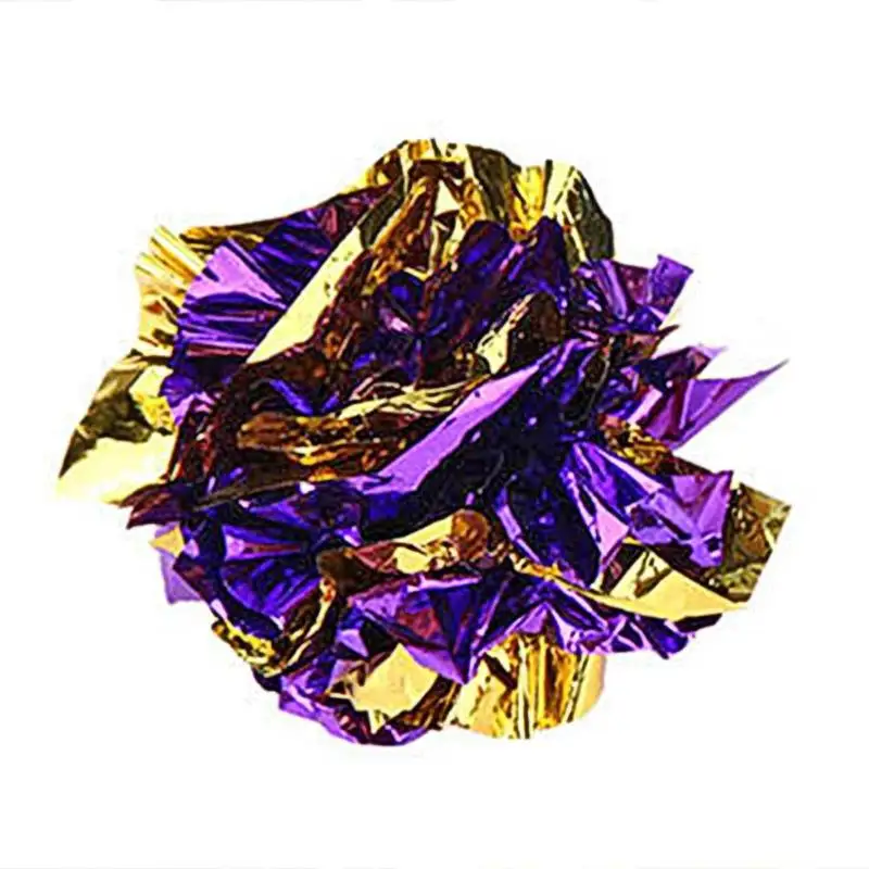 1 шт. игрушки для домашних животных разноцветные миларовые мячи красочные кольца