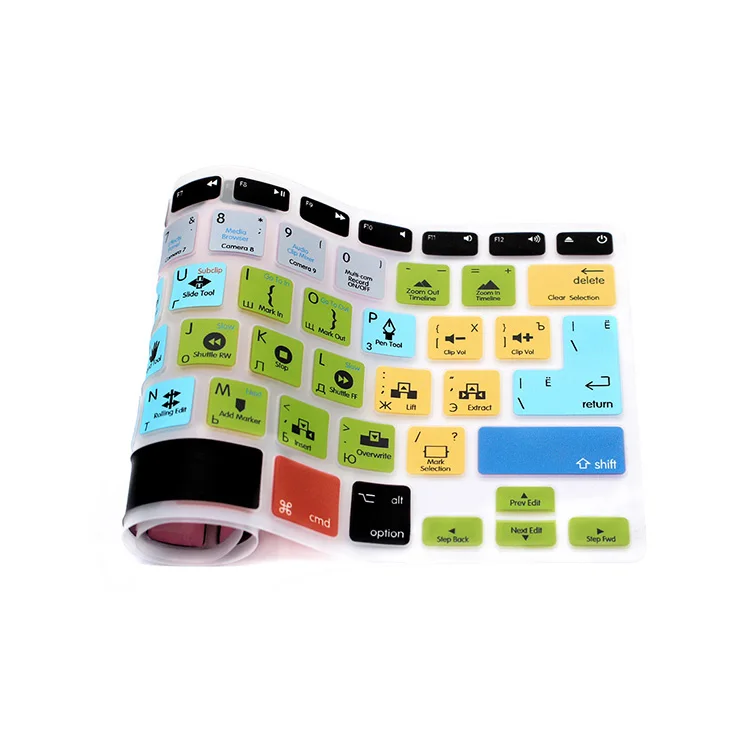 HRH русская премьера Pro CC ярлыки силиконовая клавиатура чехол для MacBook Retina Air 13