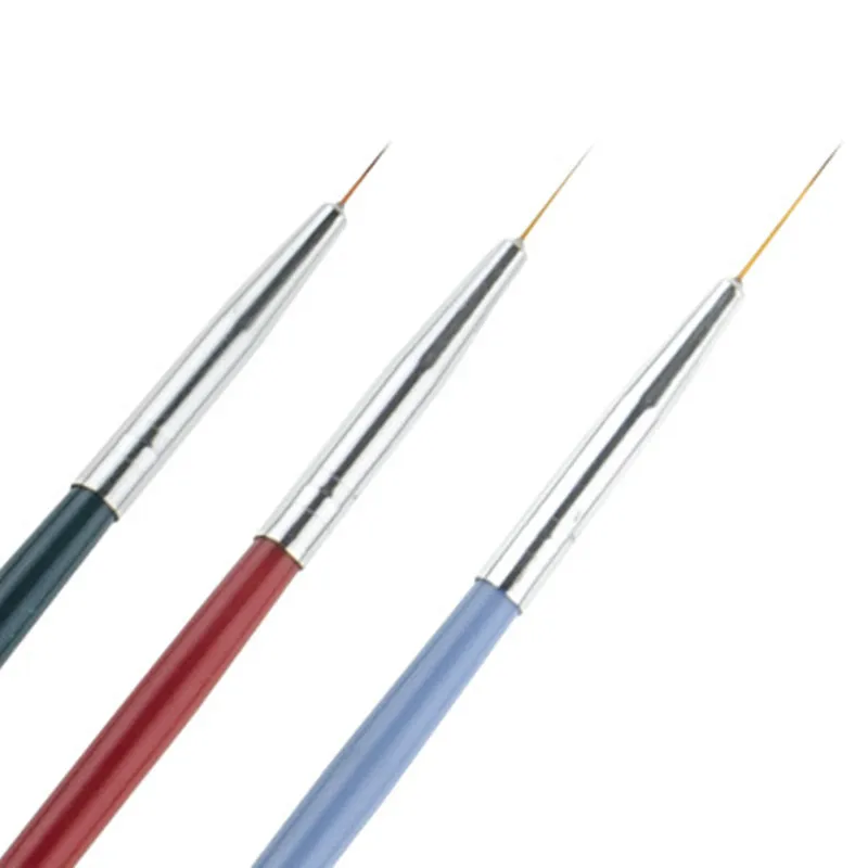 3 шт./компл. подводка для дизайна ногтей ручка рисования 3D Советы DIY акриловые