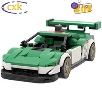 moc high tech nsx racing sports car building blocks movie speed super championss racers model bricks diy toys for children gifts