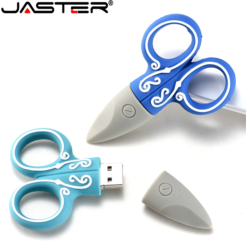 USB-флеш-накопитель JASTER в виде ножниц 4-128 ГБ | Компьютеры и офис