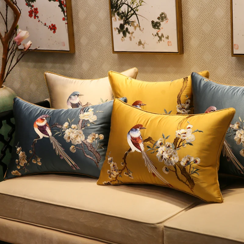 Чехлы на декоративные подушки наволочки Современная китайская традиционная