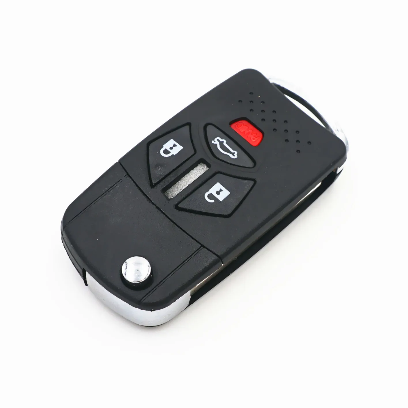 WFMJ Keyless Flip Floding Smart Remote 4 Buttons Car Key Shell Case Fob for Mitsubishi Eclipse Galant Lancer Endeavor