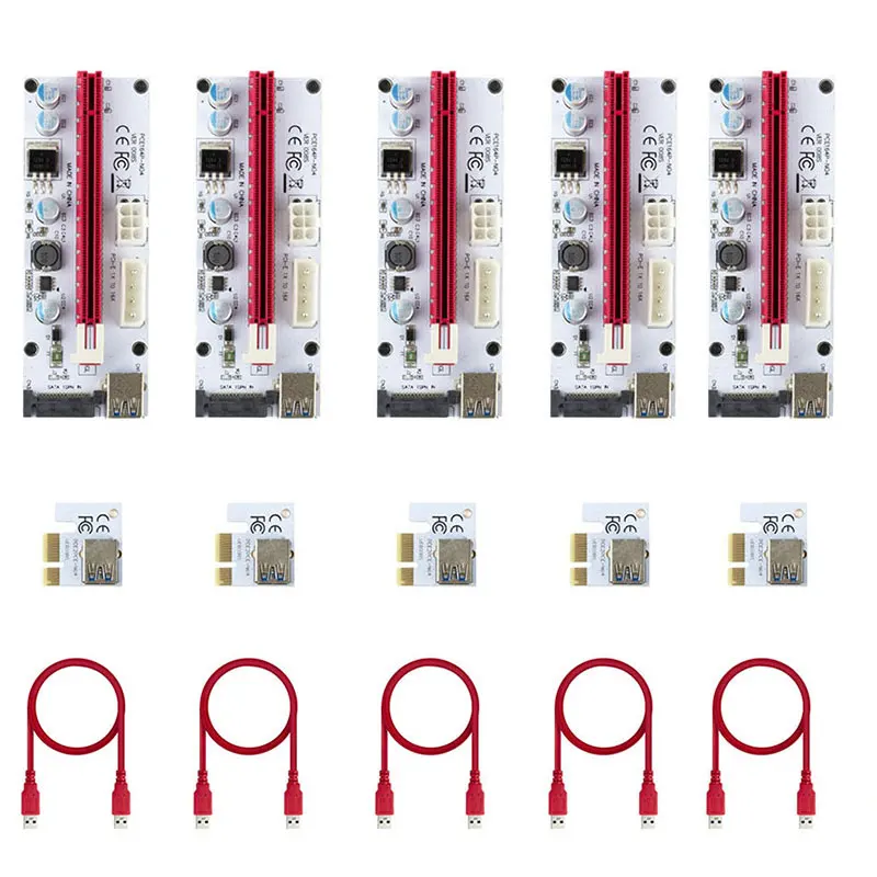 

Райзер-карта PCI-E VER008S, 60 см, 100 см, 100 шт.
