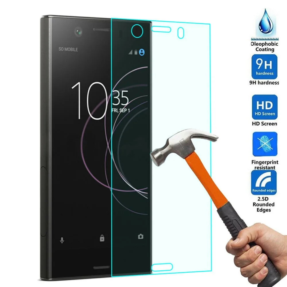 2 шт. закаленное стекло для sony Xperia 1 XZ4 XZ3 X XZ1 X Compact XA1 XA Ultra XZ XZS XZ2 XZ Премиум протектор экрана стекло