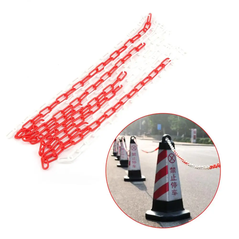 Highway Maintenanc 5m Plastic Warning Chain Road Block Barrier For Traffic Crowd Parking Control Used In Urban Roads | Строительство и