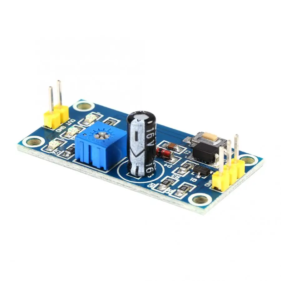 5-12V Time Delay Relay 0-120s Timer Controller Board NE555 Adjustable Module On-Board Test Button | Обустройство дома