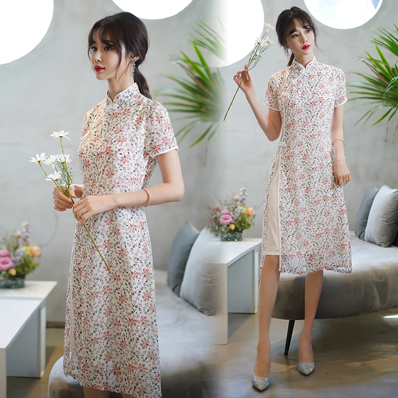 

Женское платье с цветочным рисунком, размеры XXXL, 3XL, XXXXL, 4XL