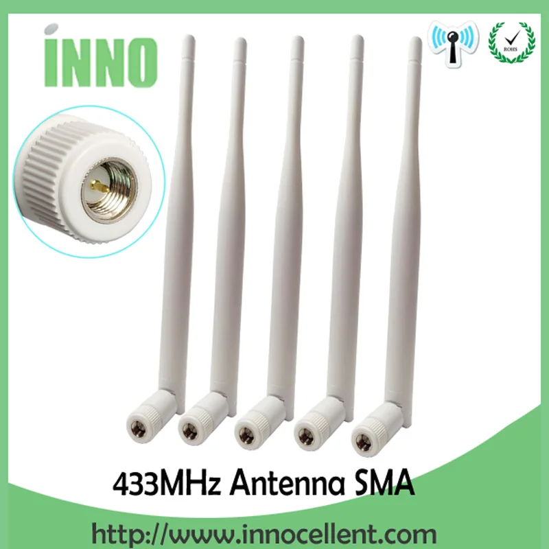 433 МГц Антенна 5dBi lora antene 10 шт. SMA разъем антенны антенн Беспроводная GSM репитер