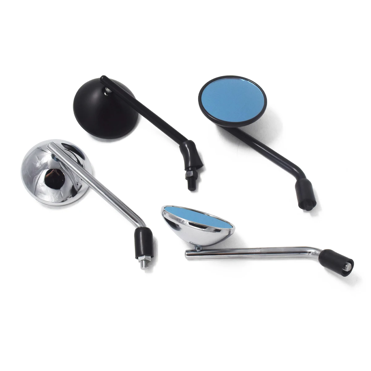 Универсальное винтажное мотоциклетное боковое зеркало заднего вида с покрытием