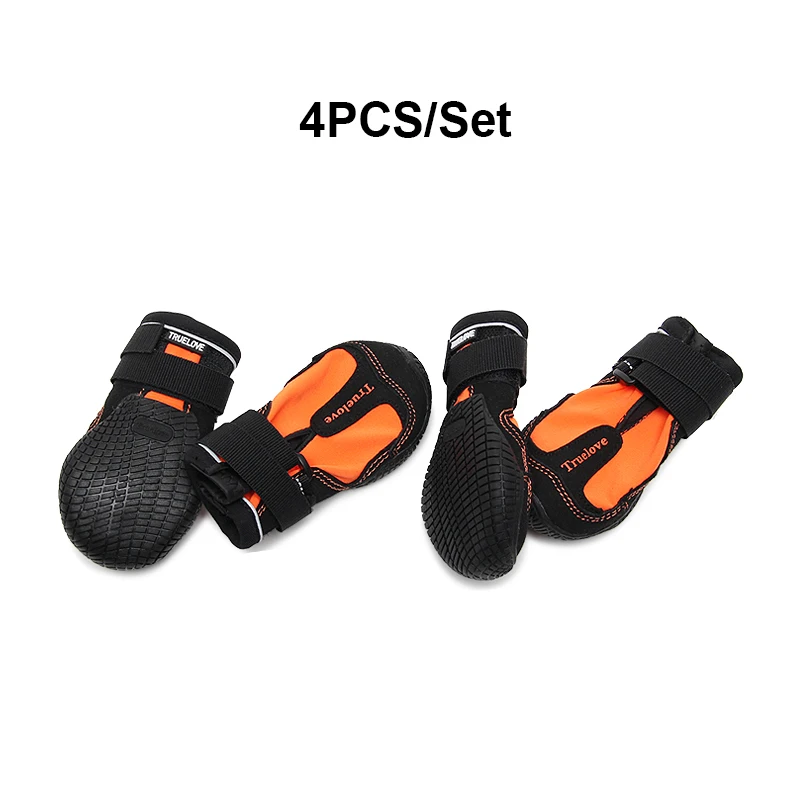 Truelove Обувь для собак светоотражающая зимняя обувь нескользящая резиновая