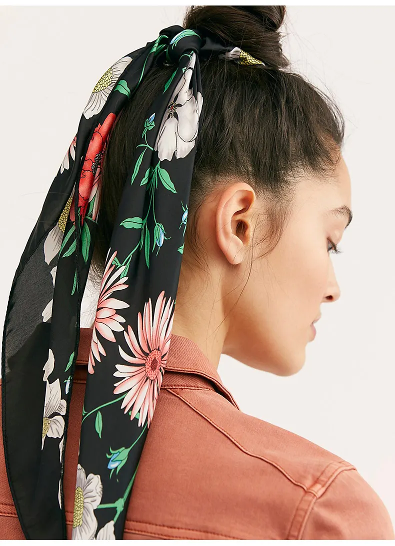 Женская повязка на голову для девушек популярный шарф тропический дорожный